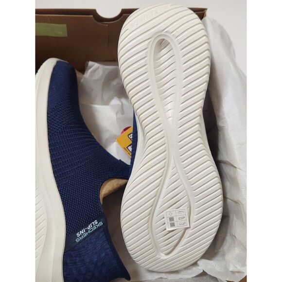 Skechers Hands Free Slip-Ins Memory Foam Women's size 11 Wide Fit Navy - Picture 11 of 11